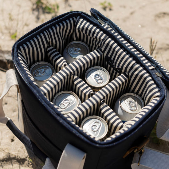 The Slowlife Collection Navy cooler bag 