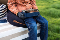 navy blue Slowlife lunchbox
