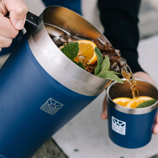 Blue tumbler