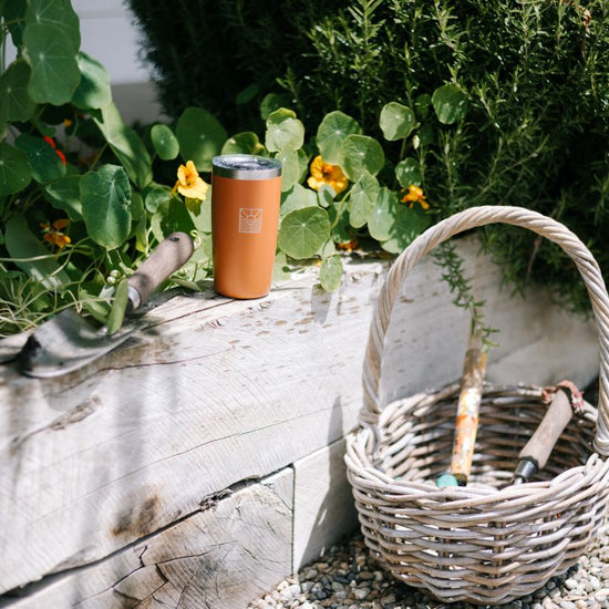 Orange tumbler 