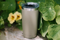 Silver tumbler 