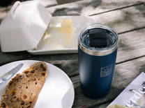 Blue insulated mug