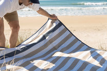 Navy Slowlife Collection Picnic Rug