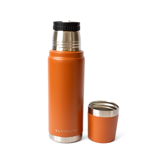 Orange insulated bottle 