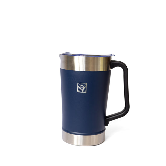 Navy blue travel mug 