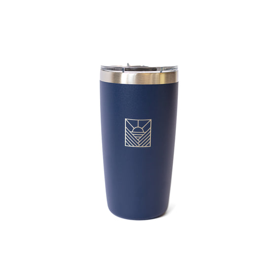 Blue insulated tumbler