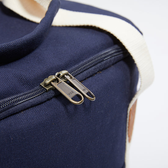 Navy Cooler Bag YKK zips
